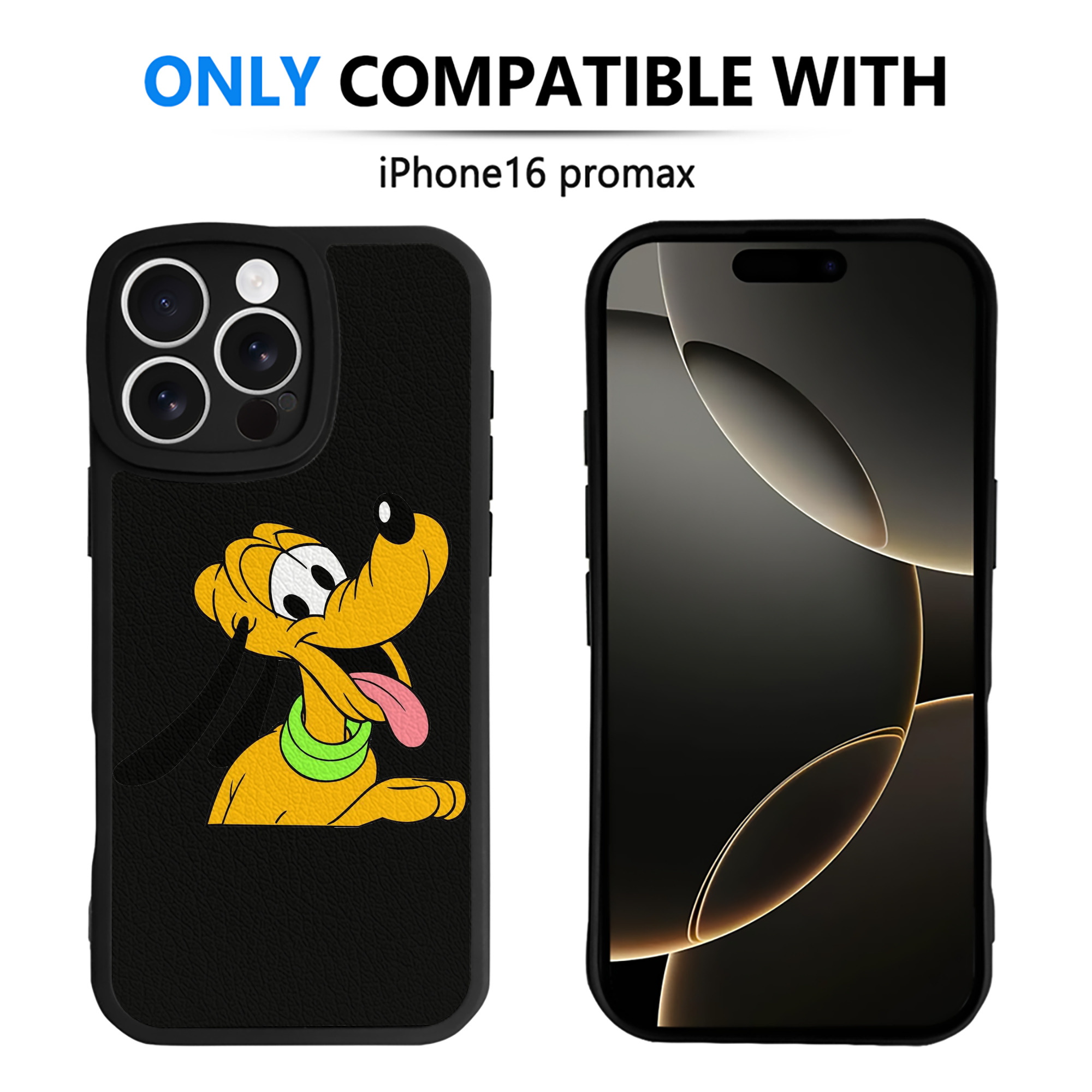 （画像用） ミッキーマウス Mickey Mouse 【iPhone 16シリーズ対応】シリコンスマホケース（レザー調） 材質：シリコン